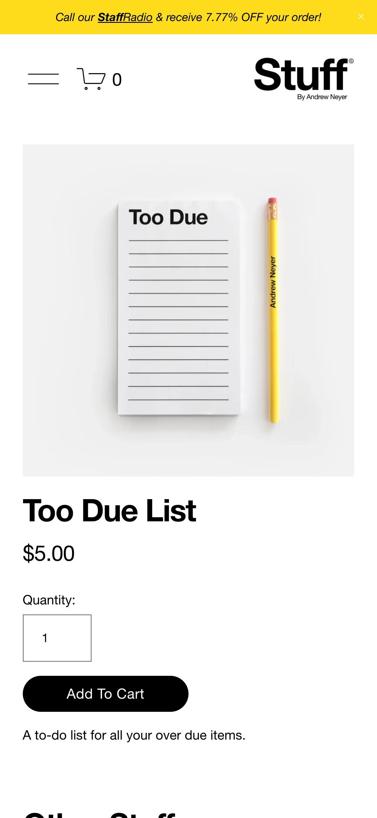 TOO DUE LIST BY ANDREW NEYER