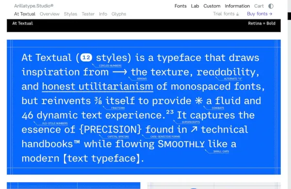 At Textual By Arillatype.Studio
