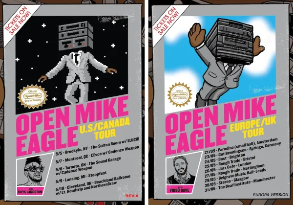 Open Mike Eagle Tour Posters