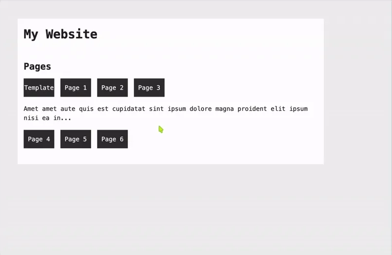 Overlay UI concept