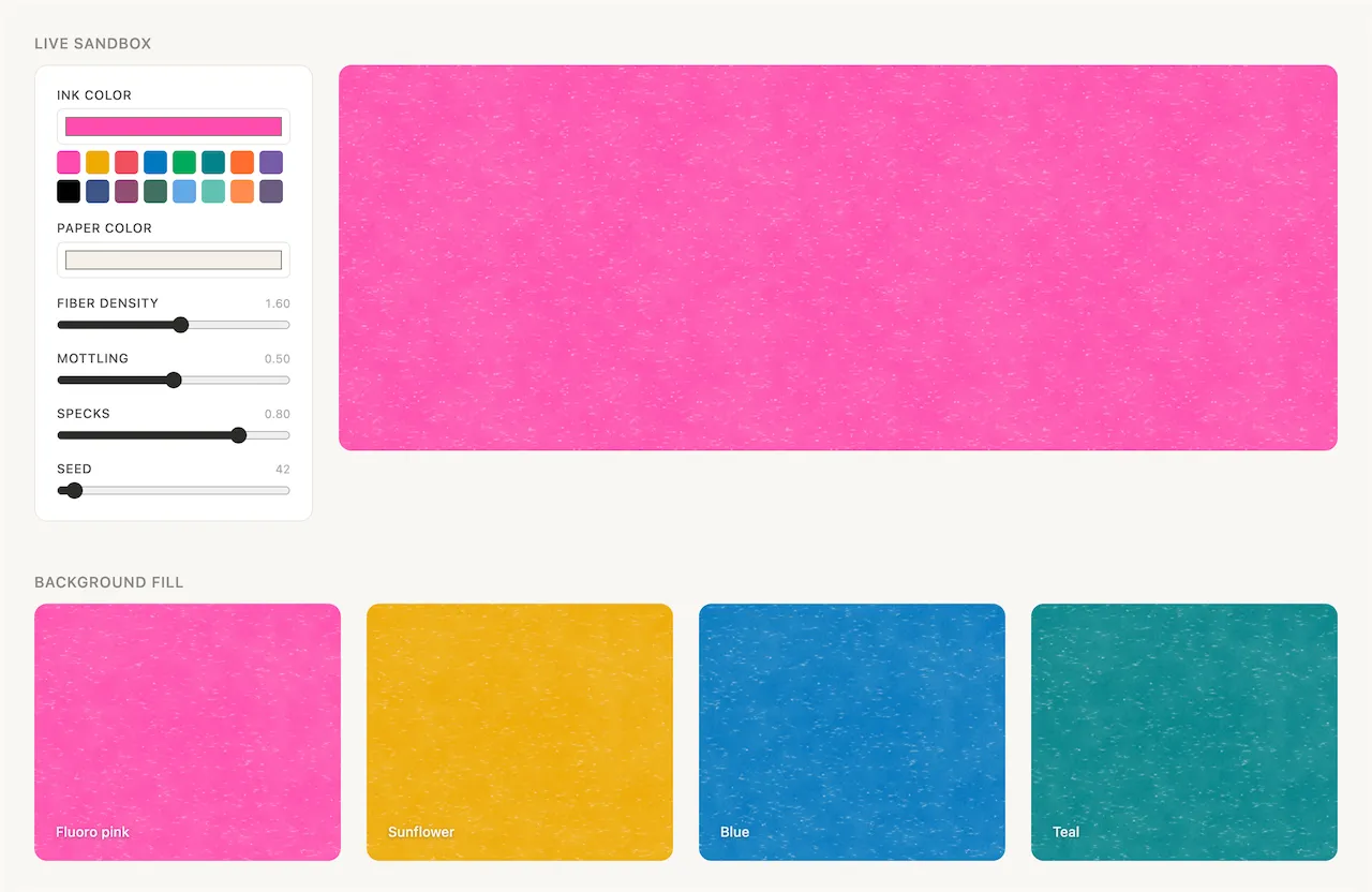 Riso texture generator