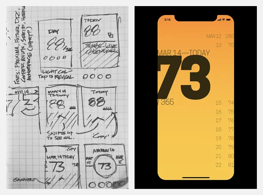From sketch to screen