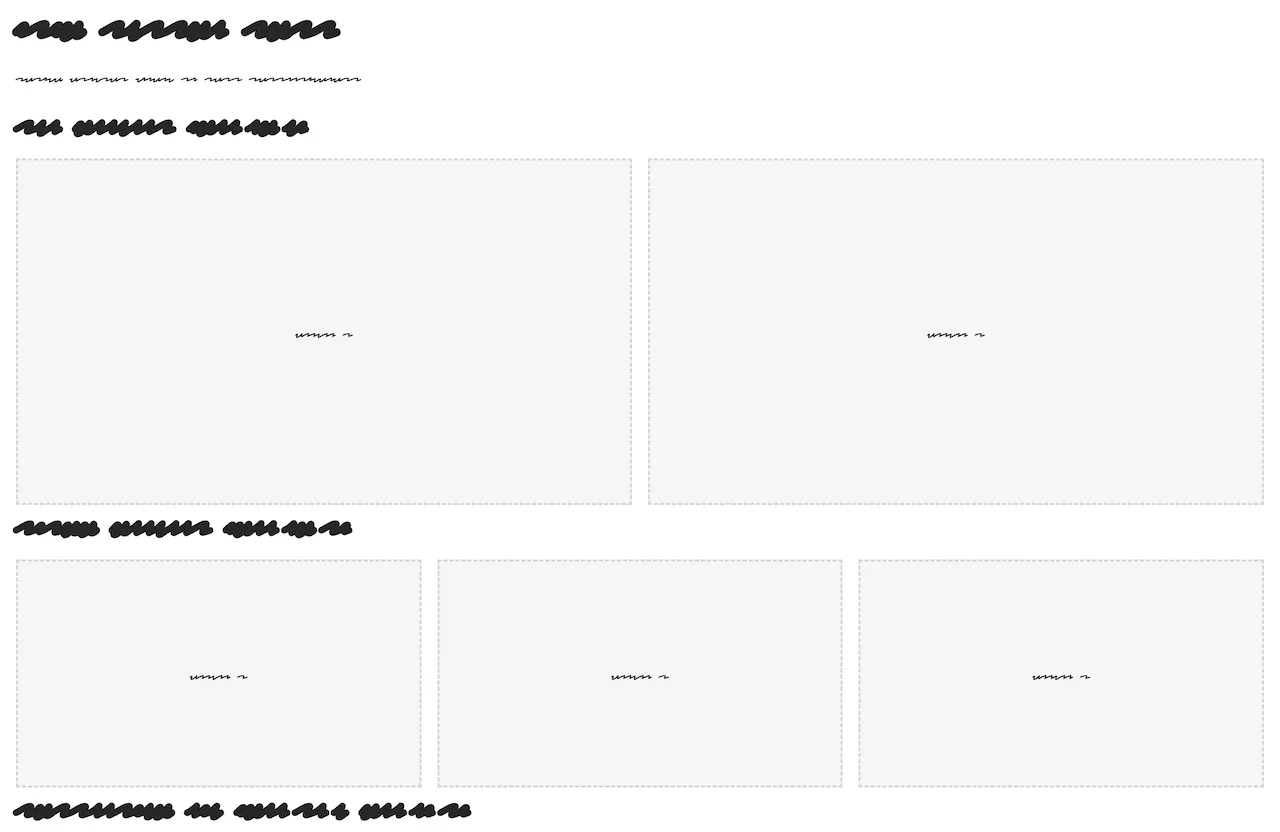 Wireframe UI kit, desktop view