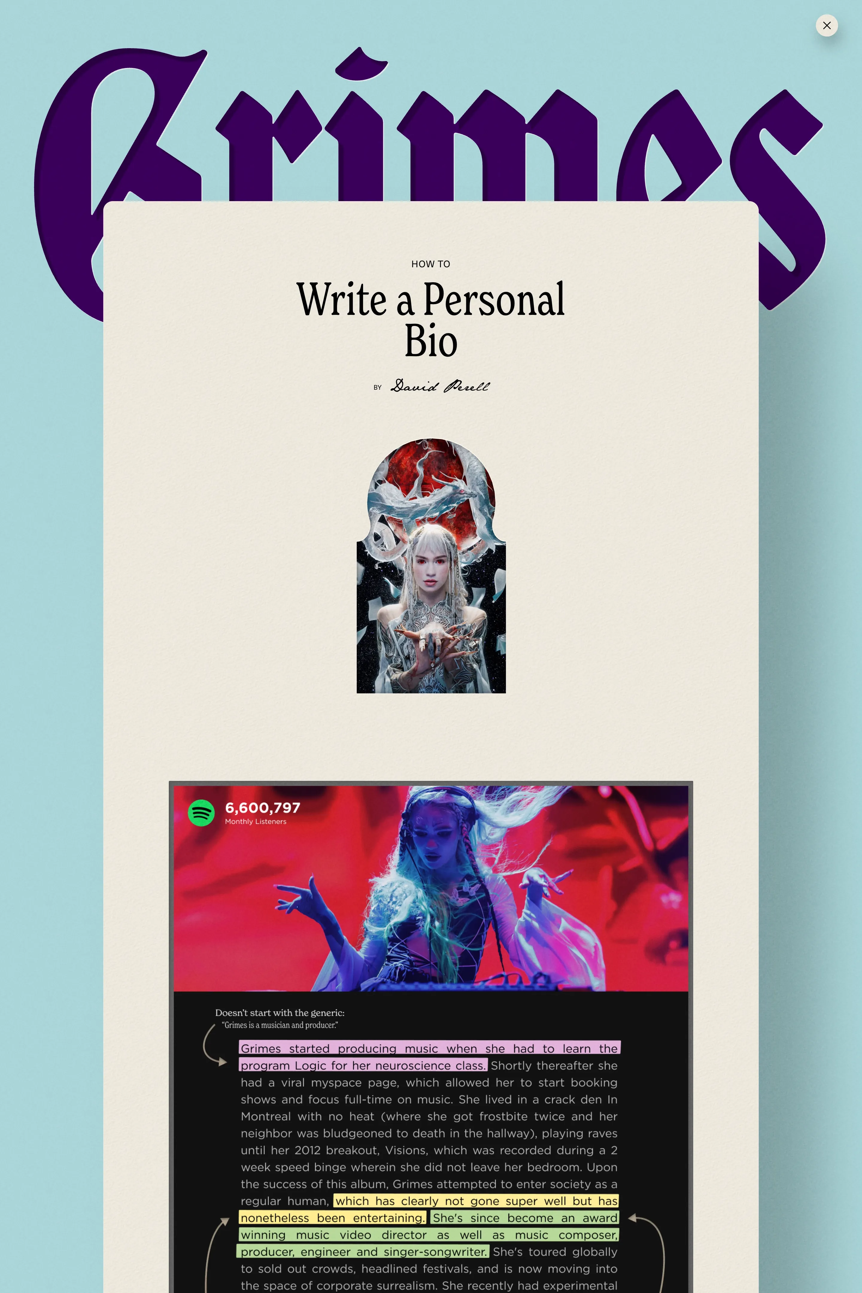 Writing Examples
